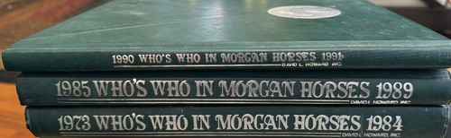Morgan Horse Yearbooks 1973 - 1991 * Who's Who in Morgan Horses Hardcovers