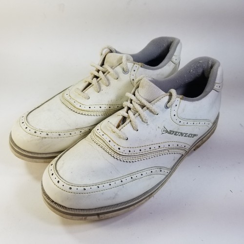 ZAPATOS DE GOLF DUNLOP PARA MUJER TALLA 8,5 SILLA DEPORTIVA W22001B púas de metal