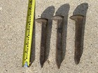 Antique railroad spikes 3 pieces, origianl condition as found in Chicago area — photo 5