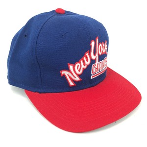 Vintage New York Ny Giants Sports Specialties Aderente Script Cappello  Rosso Blu | eBay
