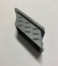 Abdeckkappe, Lammellenstopfen, Pfostenkappe 45&deg; Gehrung f&uuml;r Profilrohr 60x40x3mm
