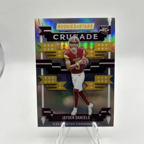 2024 Panini Rookies and Stars Crusade Silver Jayden Daniels RC Rookie Commanders