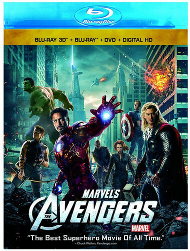 The Avengers Blu-ray + 3D + DVD 2012, New Free Shipping