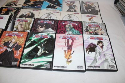 Lot Manga Anime Bleach DVDs Box Sets Volumes Episodes 1- 303 Missing 53  Episodes