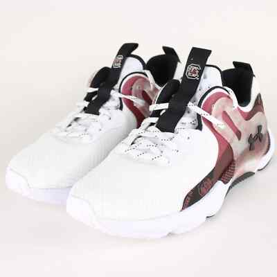 Under Armour South Carolina Apex 3 men's Trainers Shoes White 3026158-105 Sz 16