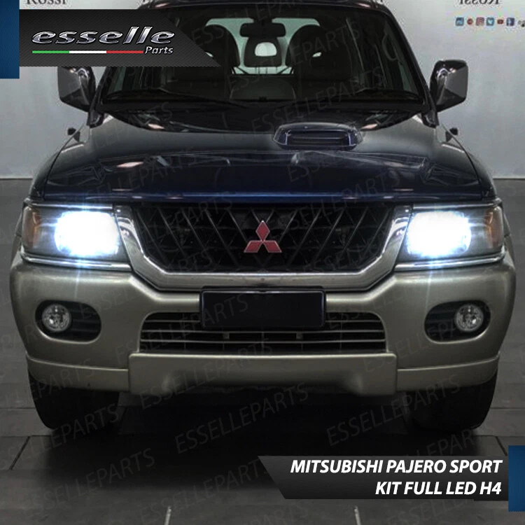 KIT LED H4 6000K MITSUBISHI PAJERO SPORT 18000 LUMEN CANBUS XENO XENON NO ERROR - Immagine 3 di 4