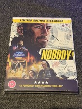NOBODY - 4K UHD STEELBOOK - NEW & SEALED. 