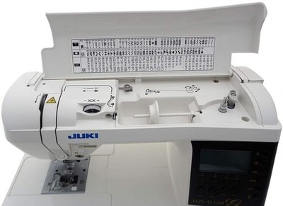 JUKI HZL-G120 HZL computergesteuerte Haushaltsnähmaschine mit Freiarm