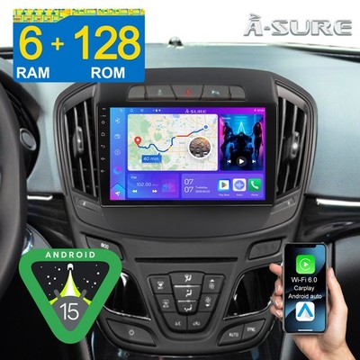 6+128GB Für Opel Insignia Bj.2013-2016 Android 15 Navi Autoradio GPS DSP Carplay
