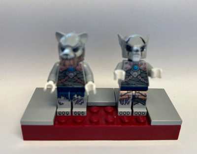 Lego-Minfigur ''2x Säbelzahntiger- Kriegers'' Legends of Chima, 2015, Set-Nr 70322