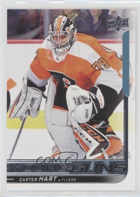 2018-19 Upper Deck Young Guns Carter Hart #491 08ly
