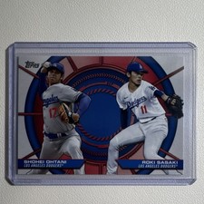 Topps 2025 Series 2 Dynamic Duos Ohtani Sasaki DD-15 Dodgers MLB Baseball