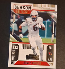 James Conner 2024 Panini Contenders Football Season Ticket #6 Arizona Cardinals