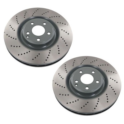 Wagner 2pc Front E-Coated Disc Brake Rotors Set 360mm For MB C216 CLS550 12-18