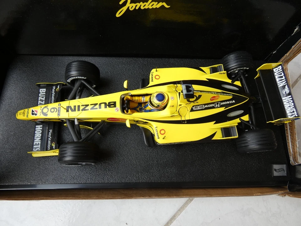 Jordan EJ10 Jarno Trulli #6 2000 1/18 Hotwheels Mattel F1 Formula 1 - Immagine 3 di 4