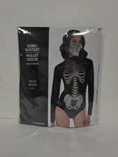 Bones Bodysuit Skeleton Girl Suit Yourself Fancy Dress Halloween Adult Costume