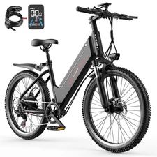 ASKGO 26" Electric Bike 1500W 30MPH 48V 10.Ah Mountain Commuting Ebike for Adult