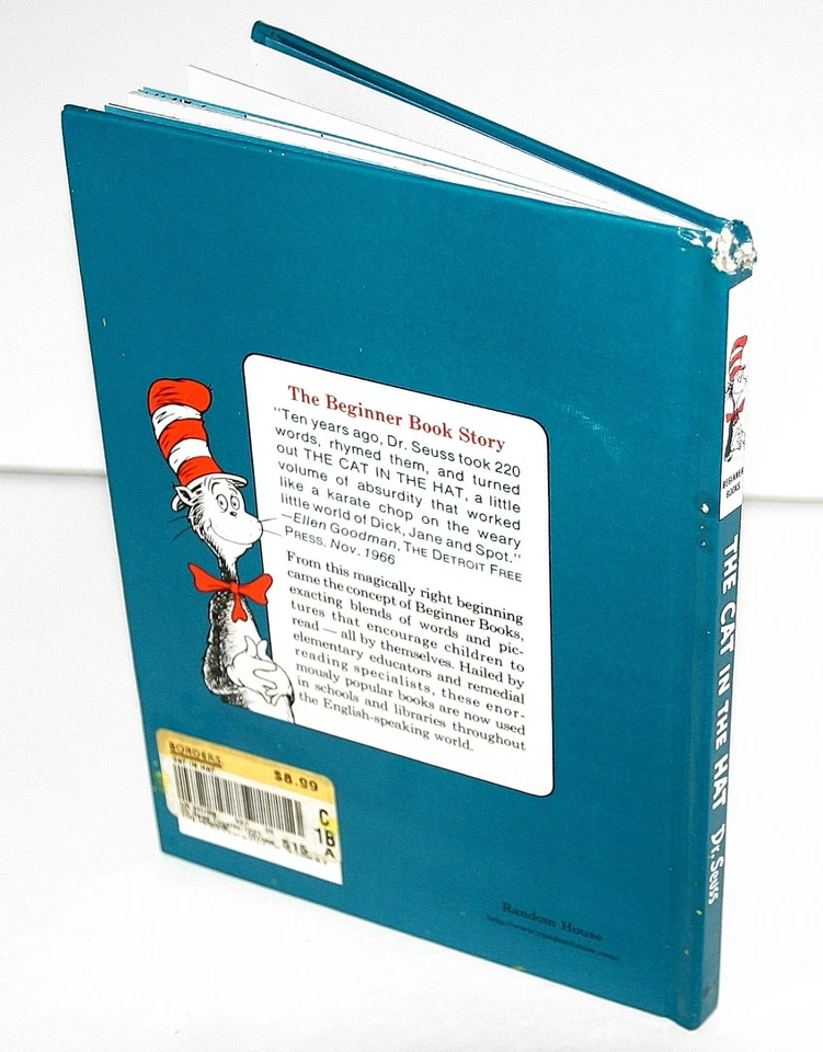 The Cat In The Hat By Dr. Seuss Hardback Book Beginner Books - Image 2 of 2