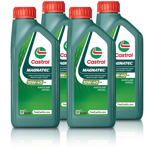 CASTROL 4x 1 L LITER MAGNATEC 10W-40 A/B MOTOR-ÖL MOTORENÖL