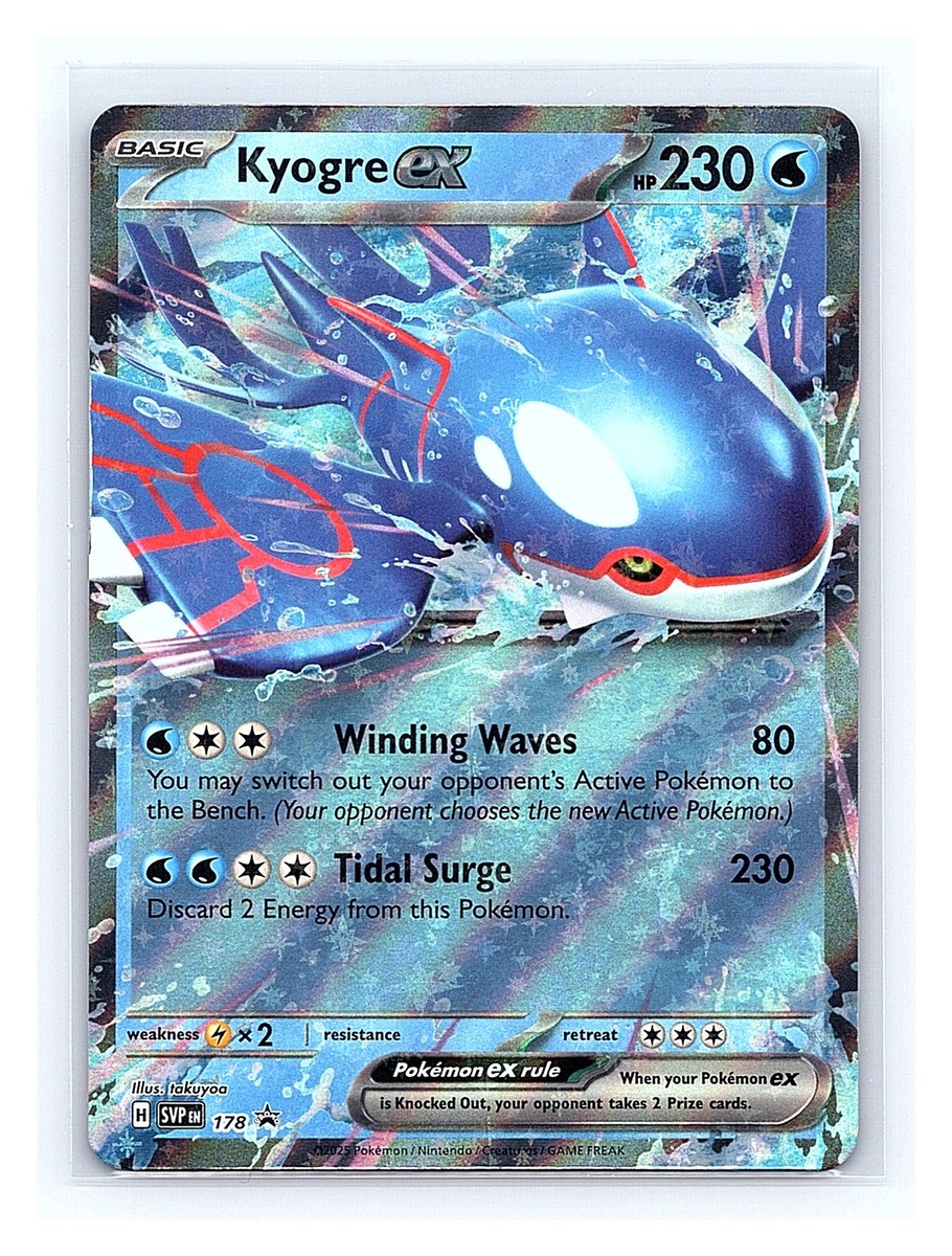 Kyogre ex #178 SV: Scarlet & Violet Promo Cards Pokemon