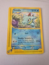 Pokémon TCG Spedizione Totodile Set Base 134/165 Carta Comune Sgualcita/HP