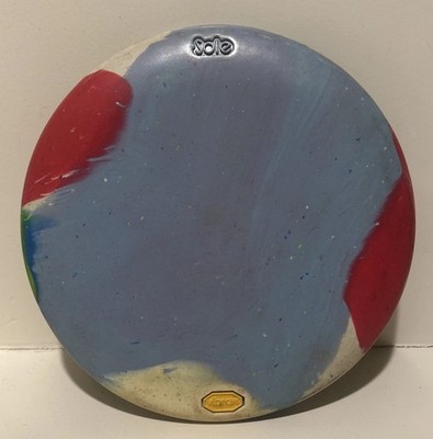 Vibram Disc Golf BLUE, RED WHITE SOLE 173 Firm Rubber USED.