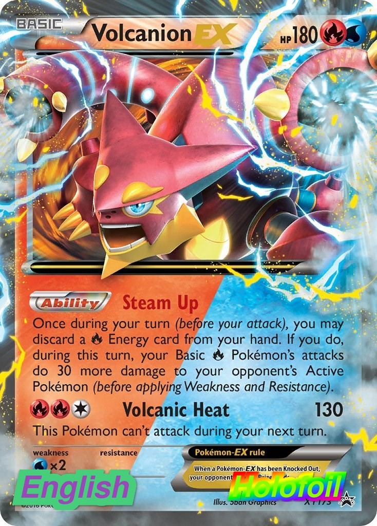 Pokemon- Volcanion EX [PR - XY173] XY Promos NM Promo Holofoil