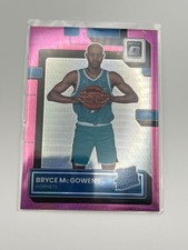 Bryce McGowens 2022-23 Donruss Optic #239 Hyper Pink Charlotte Hornets