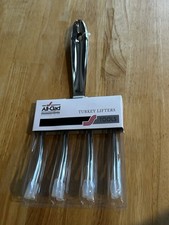 Set of 2 NEW All-Clad Stainless Steel Turkey Lifters Tools - Sealed Package
