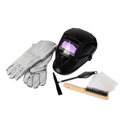 RIDGID Welder Accessories Start up Kit (ADF Helmet, Gloves, Wire Brushand Chippi