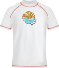 Kanu Surf, 3T, Girls Jade Rash Guard UPF 50 Sun Protection Swim Shirt, NWT