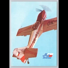 Vintage Postcard Czechoslovakia Aircraft 1983 Unposted Plane Aviation Scenic
