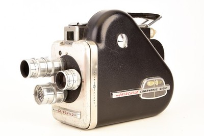 Fairchild Cinephonic Eight 8mm Sound Camera w/ 38mm & 13mm f/1.8 Lenses V35
