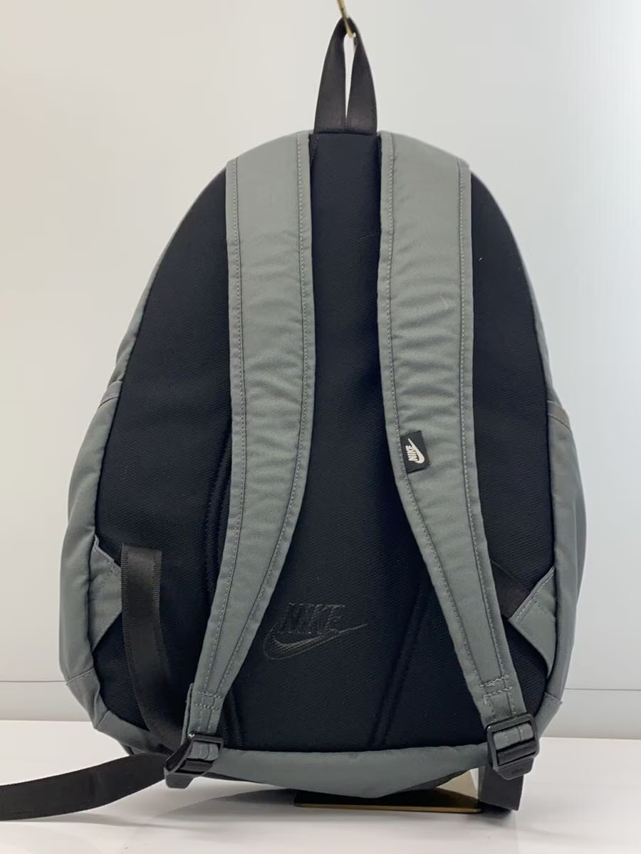 NIKE Backpack, Polyester, Gray, Solid Color, BA48… - image 3