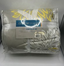 Comfort Spaces Enya Bettdecken-Set Blumen Daunen Alternative Bettwäsche, Queen