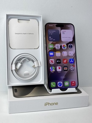 Apple iPhone 15 Pro Max A2849 256GB Natural 98% battery health Factory Unlocked