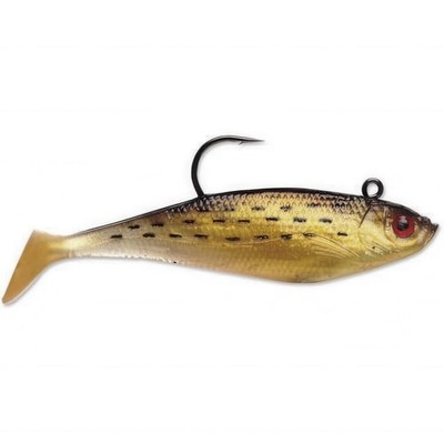 Storm WildEye Swim Shad 3'' 1/4oz Golden Mullet 3 Pack Swimbait Bass Fishing Lure