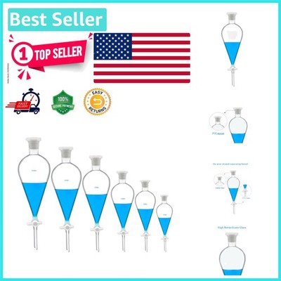 Efficient 250mL Conical Funnel for Safe Liquid Separation - Borosilicate Glass