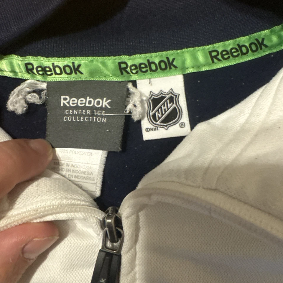 Chaqueta Reebok Buffalo Sabres Center Ice Collection Hombre Grande Cremallera Completa Foto 3 de 4