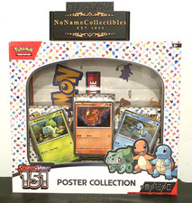 Pok mon TCG Scarlet Violet 151 Poster Collection Box 3 Packs - New Sealed