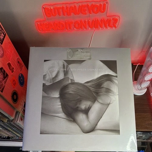 Taylor Swift Tortured Poets Dept Bolter Edition Beige Vinyl 2LP 12" 33 RPM Pop