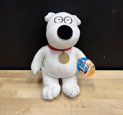 Vintage 1999 Family Guy Brian GRIFFIN  10'' Fun4All Plush Doll Brand New with Tag