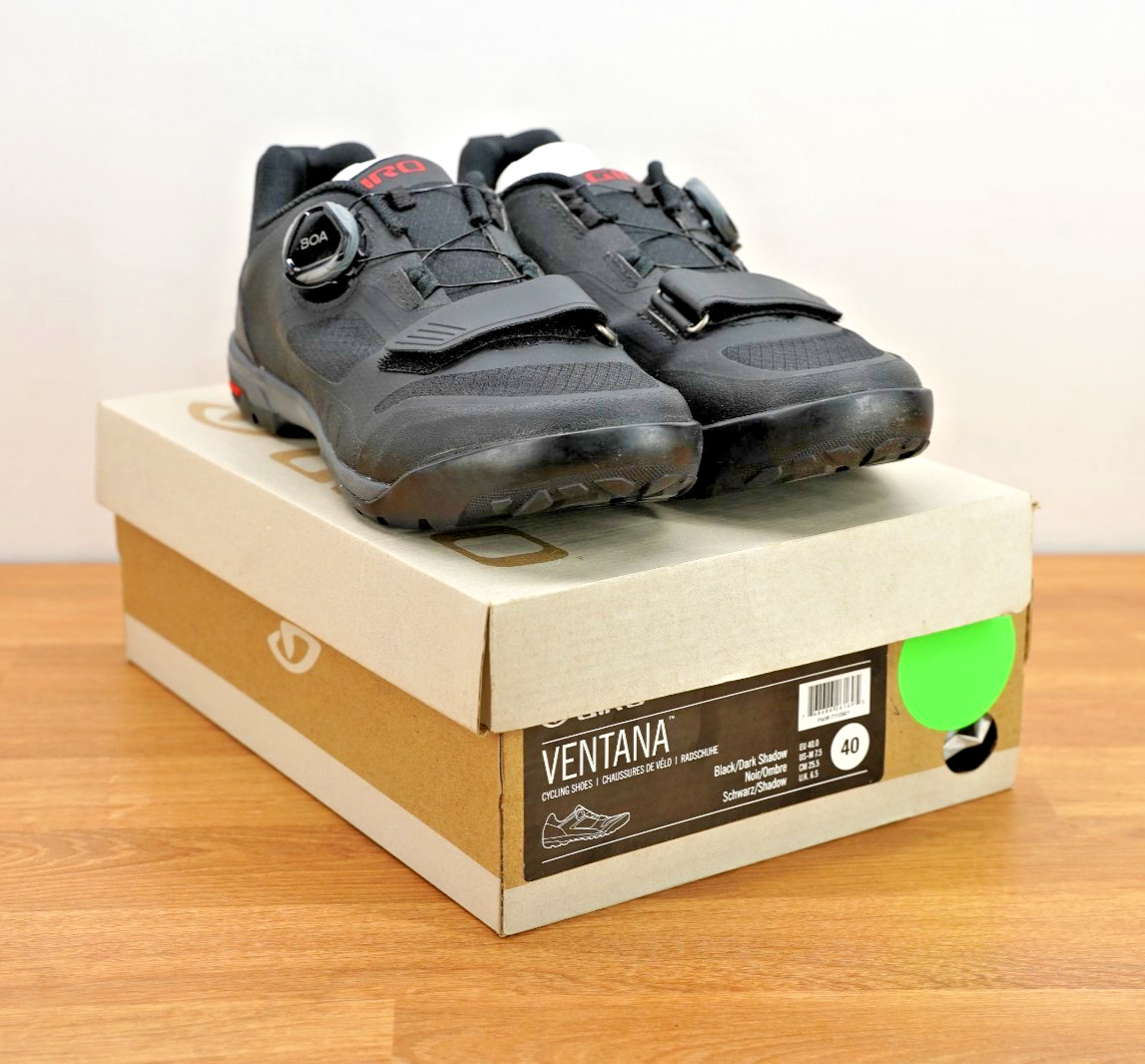 Giro Ventana Cycling Shoes - Black - NEW