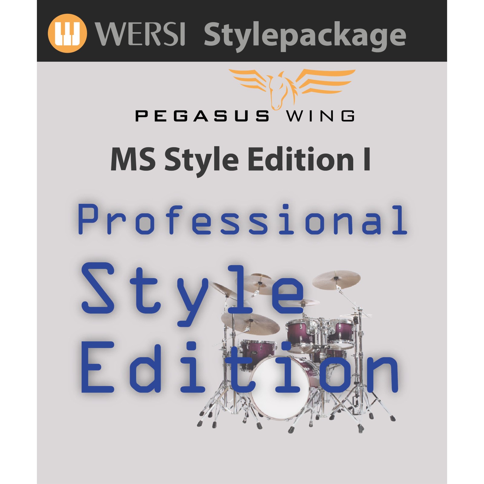WERSI Pegasus Wing MS Styles 1 Professionelles Stylepaket Orgel Software 36790₽