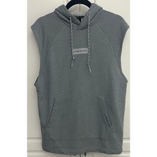 Under Armour Men's Terry Sleeveless Hoodie Gray Size M NWOT