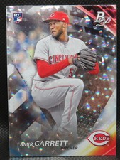 AMIR GARRETT 2017 BOWMAN PLATINUM ICE ROOKIE CARD REDS. rookie card picture