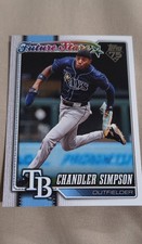 Topps Series 1 #342 Chandler Simpson Tampa Bay Rays Future Stars MLB