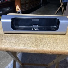 iHome iD9 Stereo Speaker System iPad/iPhone/iPod portable rechargeable Works
