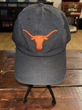 Texas Longhorns Hat Cap Fitted Men Medium Black NCAA Football '47 Brand Logo