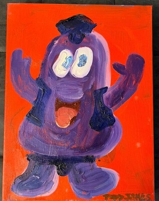 ORIGINAL TODD JAMES PAINTING - 2013 - SIGNED 12 x 9''